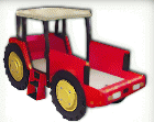 Farm tractor bed - farm theme - country farm theme bedrooms john deere tractor.