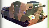 tank bed - army military theme bedroom decor 